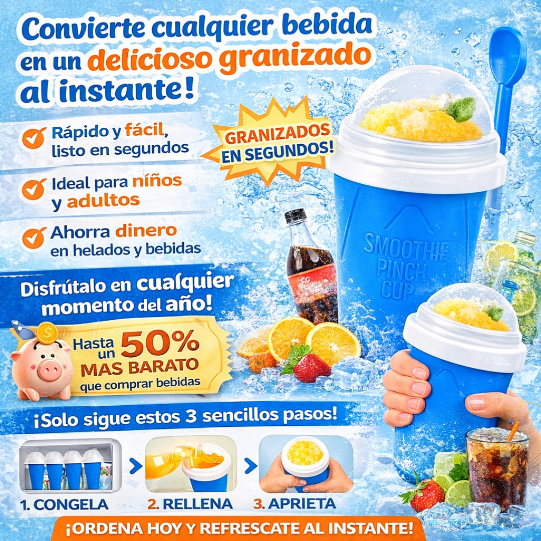 TryCupo™ | Vaso Mágico para Granizados Instantáneos